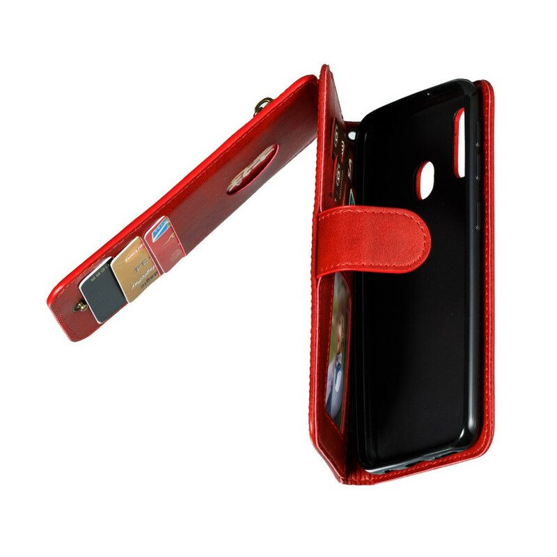 Flip Case Für Samsung Galaxy A20e Mit Kordel Lanyard-auftritte