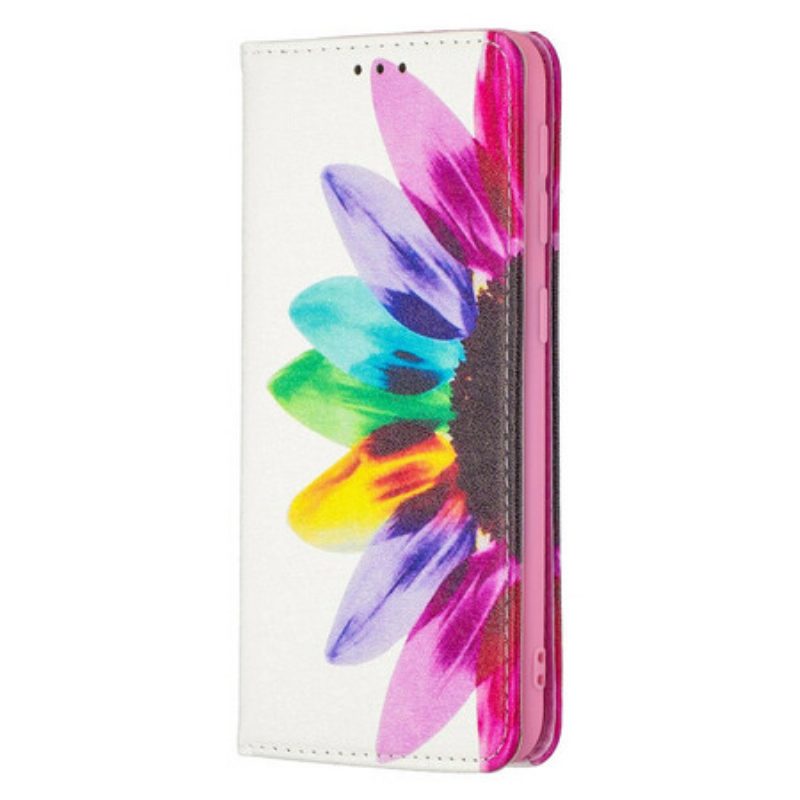 Schutzhülle Für Samsung Galaxy A20e Flip Case Aquarellblume