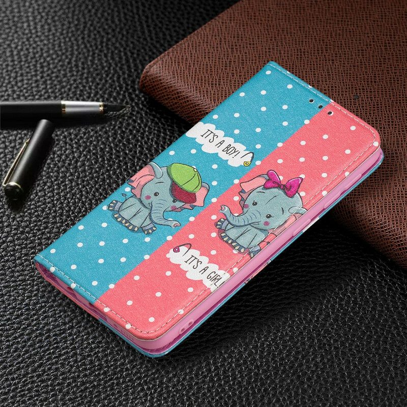 Schutzhülle Für Samsung Galaxy A20e Flip Case Elefantenbabys