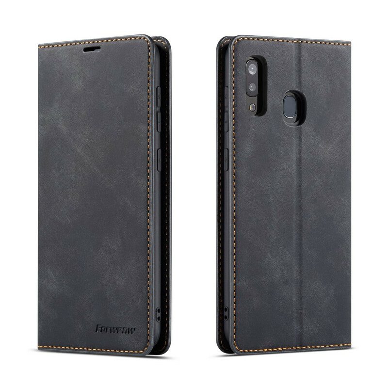 Schutzhülle Für Samsung Galaxy A20e Flip Case Forwenw Ledereffekt