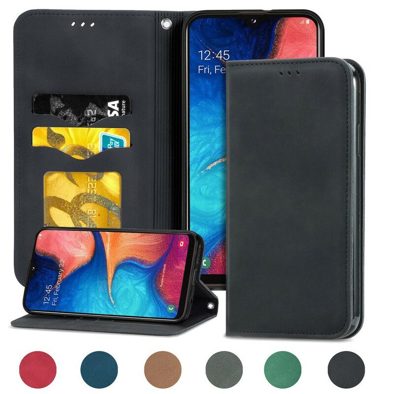 Schutzhülle Für Samsung Galaxy A20e Flip Case Vintage-kunstleder