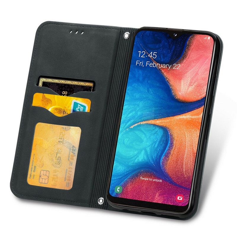 Schutzhülle Für Samsung Galaxy A20e Flip Case Vintage-kunstleder