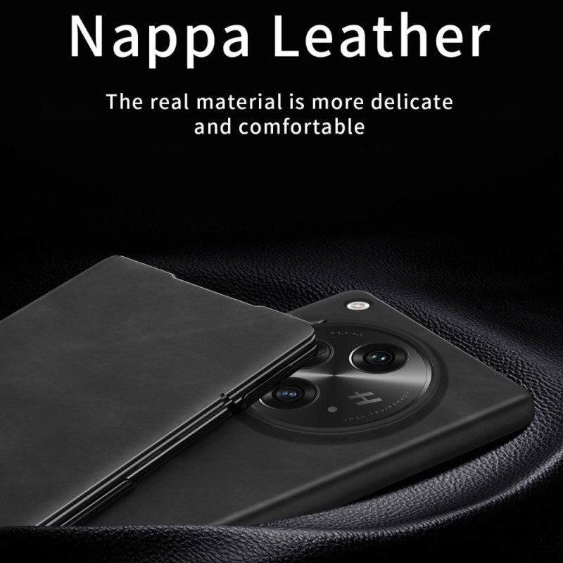 Flip Case Oneplus Open Handyhülle Nappaleder