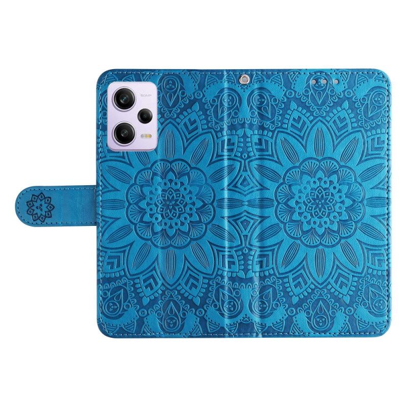 Flip Case Für Xiaomi Redmi Note 12 Pro Plus Mit Kordel Mandala-dekoration Mit Riemen