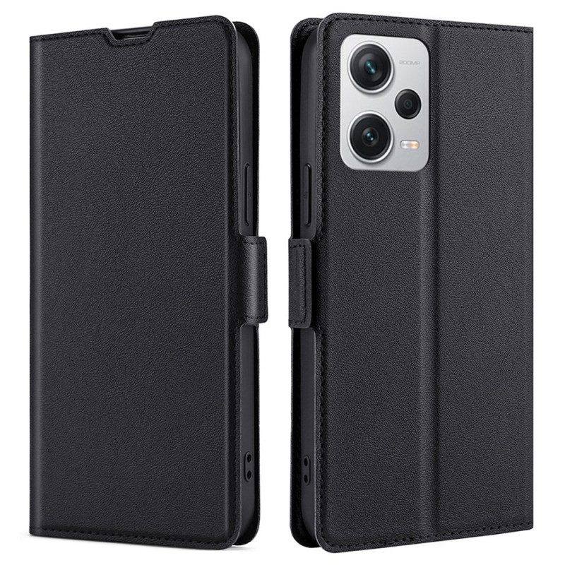 Flip Case Für Xiaomi Redmi Note 12 Pro Plus Ultrafeines Kunstleder