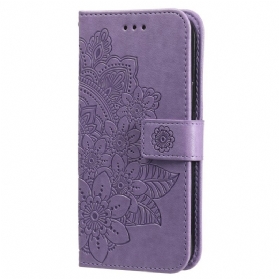 Lederhüllen Für Xiaomi Redmi Note 12 Pro Plus Mit Kordel Riemen-blumen-mandala