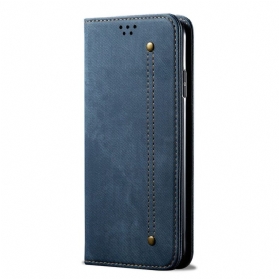 Schutzhülle Für Xiaomi Redmi Note 12 Pro Plus Flip Case Denim-stoff