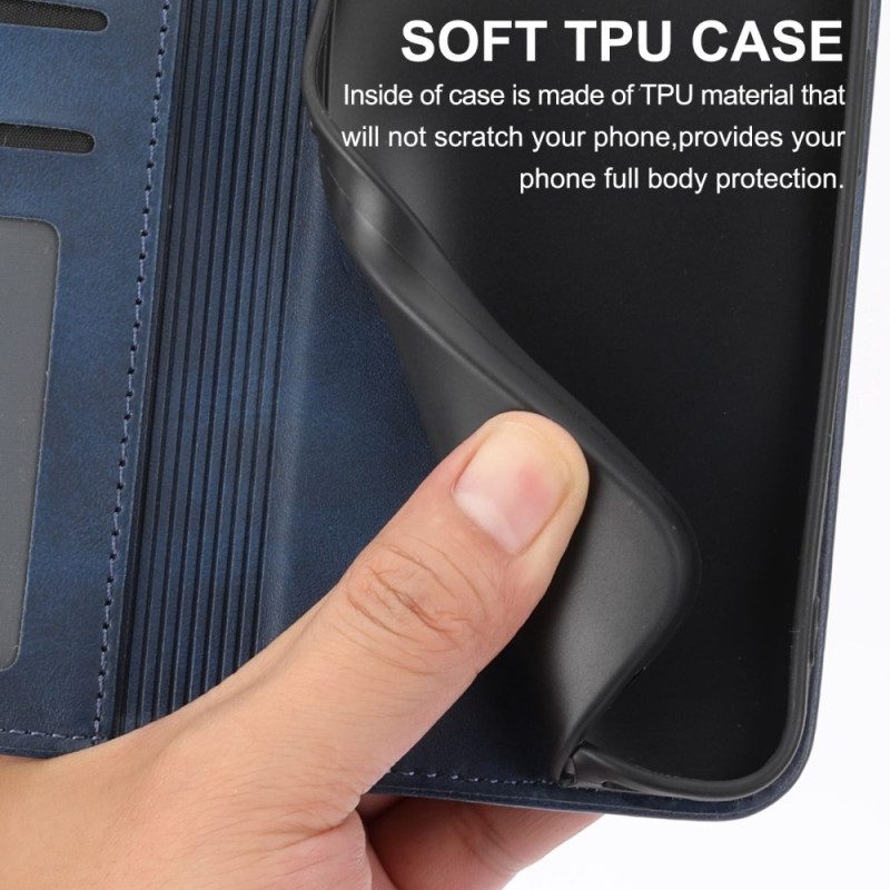 Schutzhülle Für Poco X5 Pro 5G Flip Case Stil Leder 3d-muster