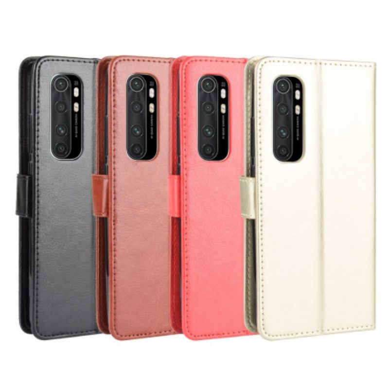 Flip Case Für Xiaomi Mi Note 10 Lite Auffälliges Kunstleder