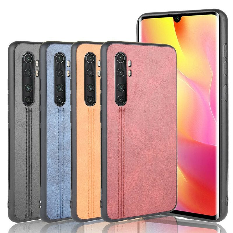 Handyhülle Für Xiaomi Mi Note 10 Lite Couture-ledereffekt