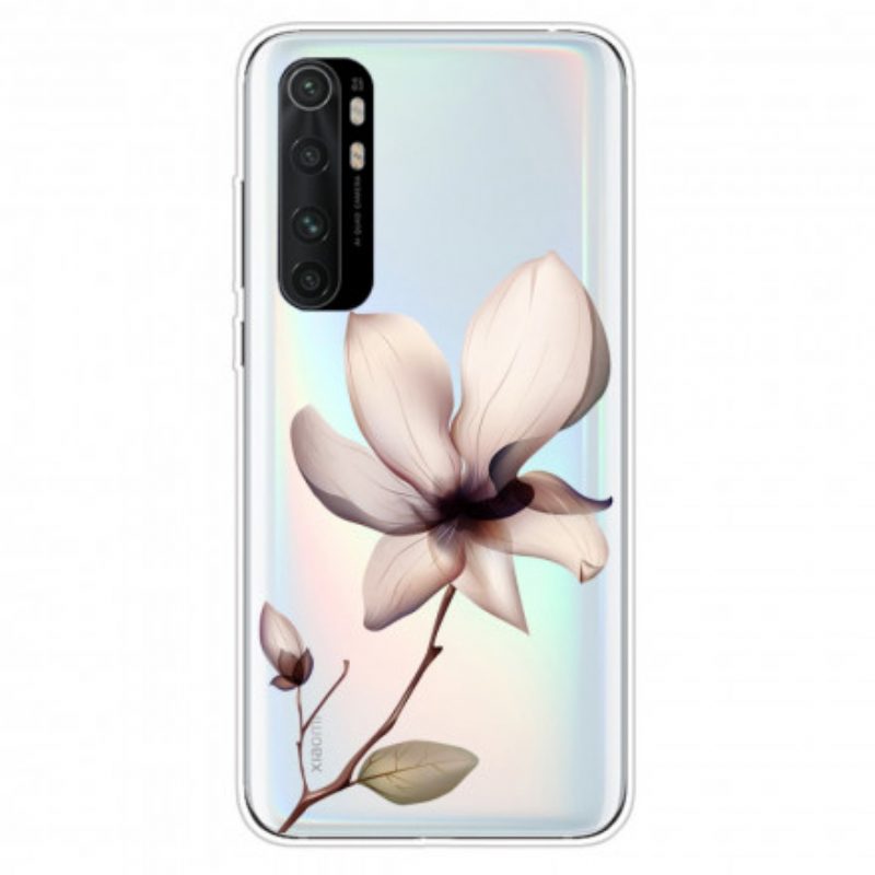 Handyhülle Für Xiaomi Mi Note 10 Lite Reine Rosa Blume