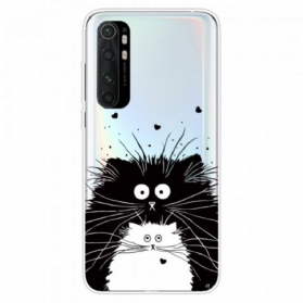 Hülle Für Xiaomi Mi Note 10 Lite Liebenswerte Katze