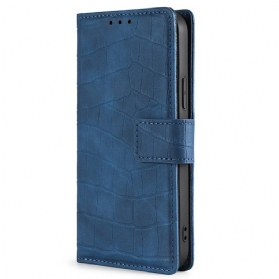 Flip Case Für OnePlus Nord 2T 5G Krokodilleder-stil