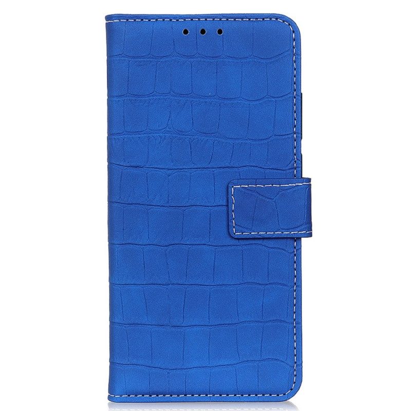 Flip Case Für OnePlus Nord 2T 5G Krokodilleder-stil