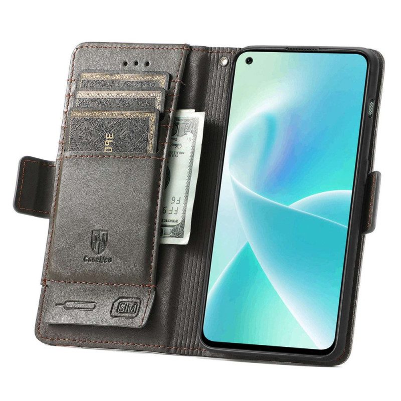 Flip Case Für OnePlus Nord 2T 5G Rfid-kartenhalter