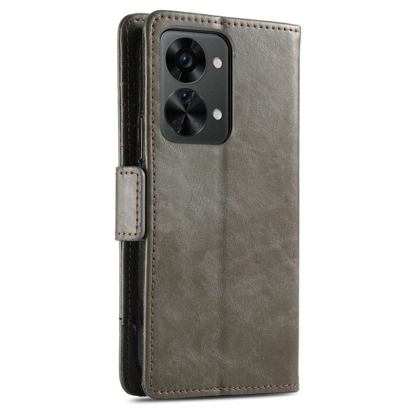 Flip Case Für OnePlus Nord 2T 5G Rfid-kartenhalter