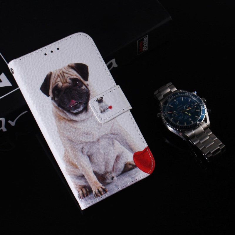 Lederhüllen Für OnePlus Nord 2T 5G Mit Kordel Riemchen-mops-hund