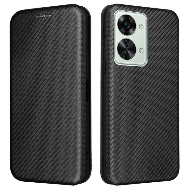 Schutzhülle Für OnePlus Nord 2T 5G Flip Case Ring Aus Kohlefaser