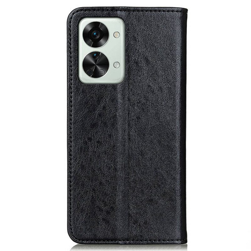 Schutzhülle Für OnePlus Nord 2T 5G Flip Case Strukturiertes Kunstleder