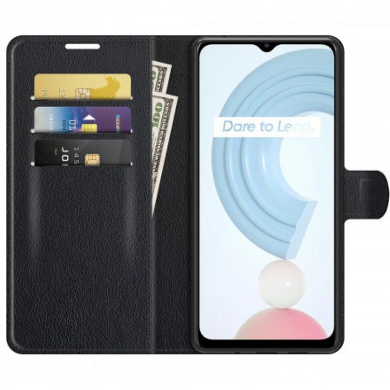 Flip Case Für Realme C21 Klassisch