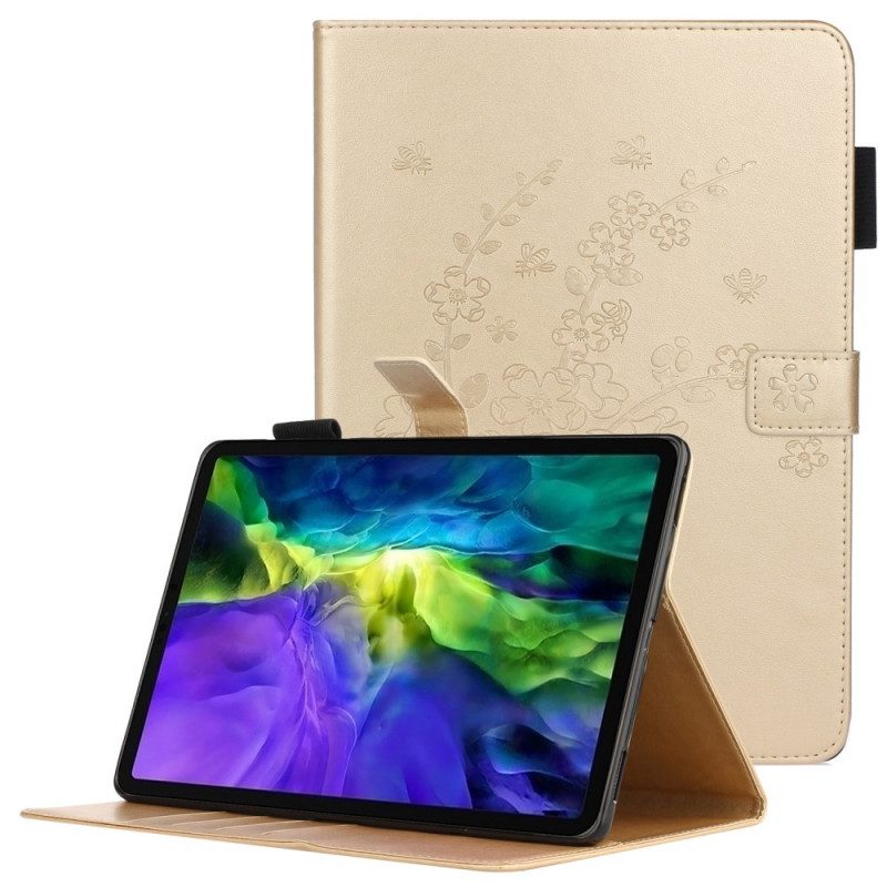 Flip Case Für iPad Pro 11" (2021) Blumen