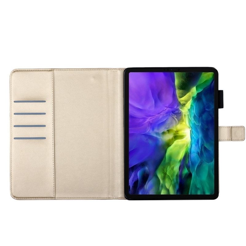 Flip Case Für iPad Pro 11" (2021) Blumen