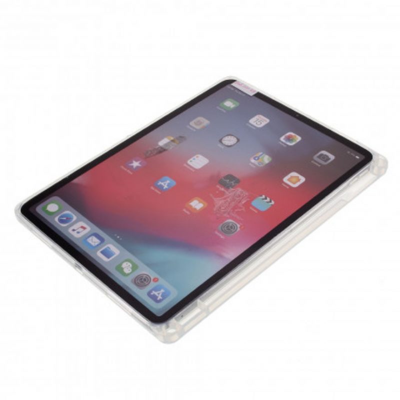 Hülle Für iPad Pro 11" (2021) Transparenter Stifthalter Aus Silikon