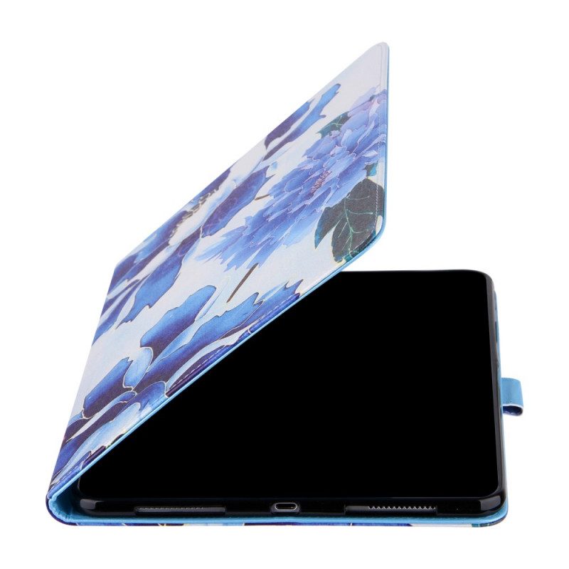 Lederhüllen Für iPad Pro 11" (2021) Blumendesign