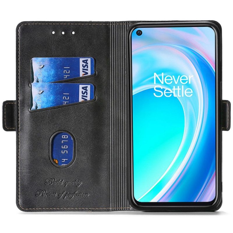 Flip Case Für OnePlus Nord CE 2 Lite 5G Zweifarbig