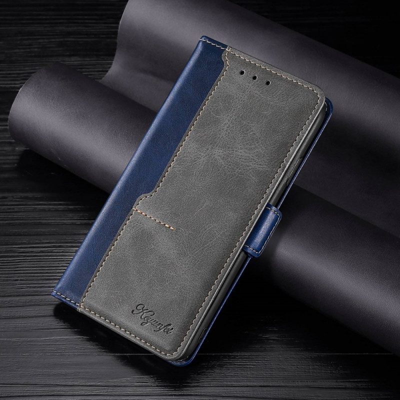 Flip Case Für OnePlus Nord CE 2 Lite 5G Zweifarbig