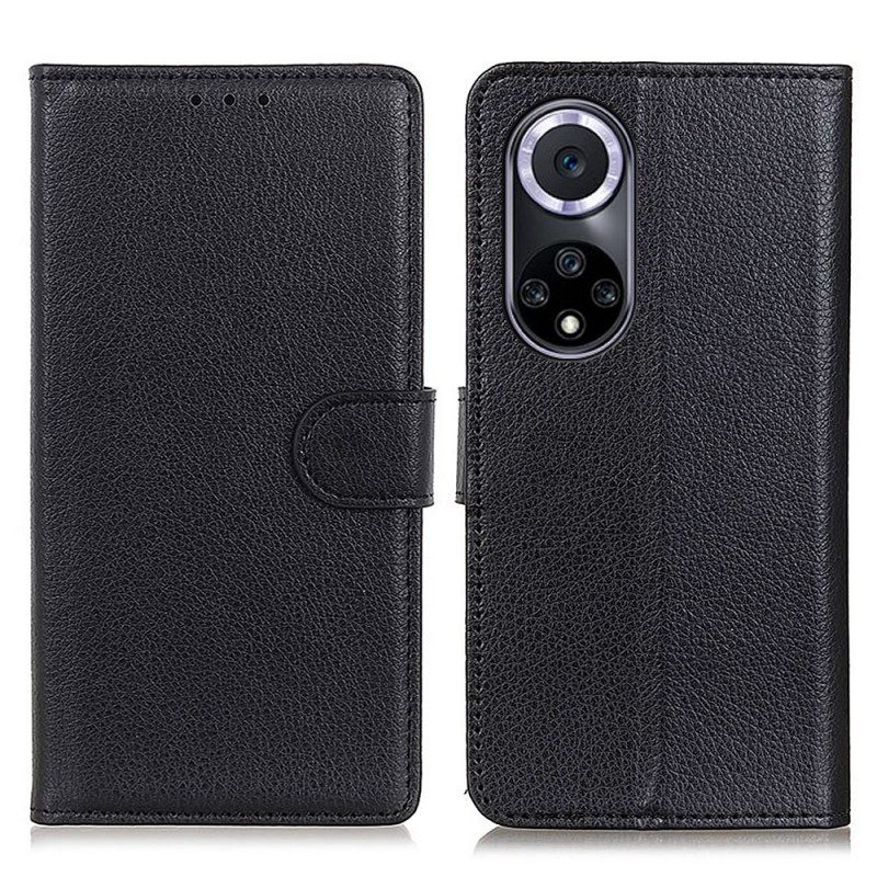 Flip Case Für Honor 50 Traditionell Litschi