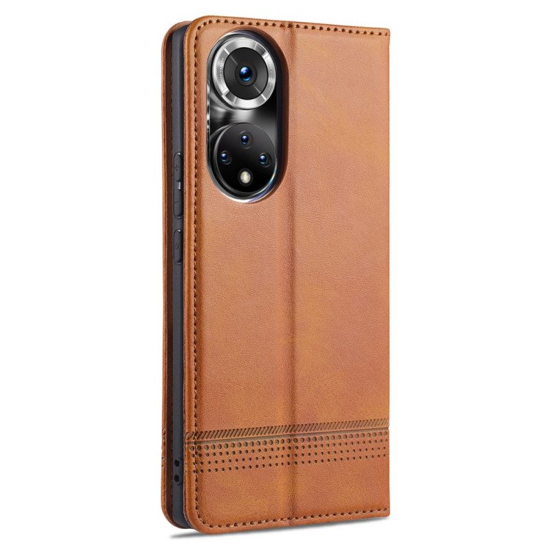 Schutzhülle Für Honor 50 Flip Case Azns Leder-styling