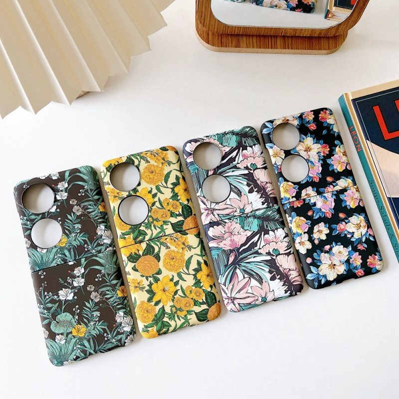 Handyhülle Für Huawei P50 Pocket Blumen