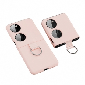 Hülle Für Huawei P50 Pocket Metall Ring