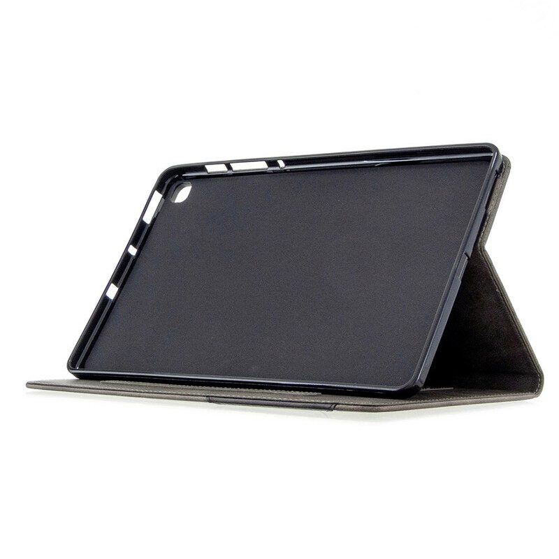 Case Für Samsung Galaxy Tab S6 Lite Geometrie-ledereffekt