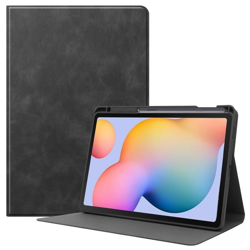 Case Für Samsung Galaxy Tab S6 Lite Stifthalter In Lederoptik