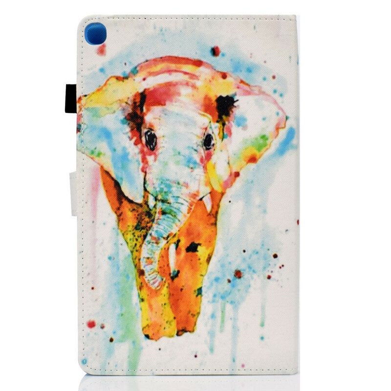 Flip Case Für Samsung Galaxy Tab S6 Lite Aquarell-elefant