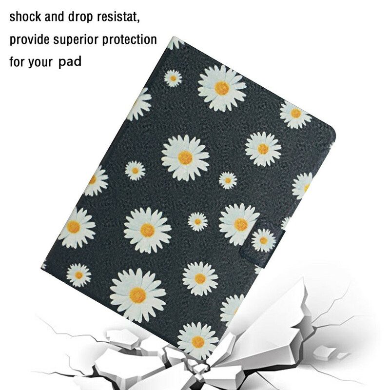 Flip Case Für Samsung Galaxy Tab S6 Lite Blumen Blumen Blumen