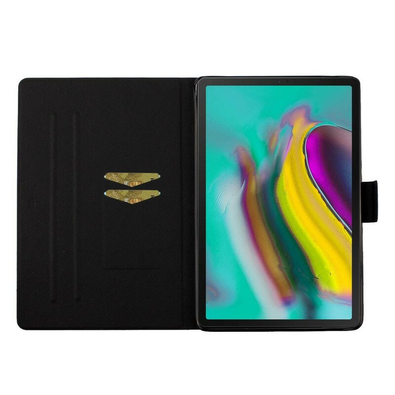 Flip Case Für Samsung Galaxy Tab S6 Lite Blumen Blumen Blumen