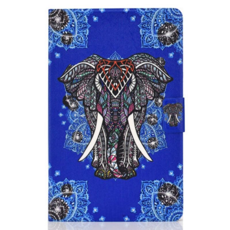 Flip Case Für Samsung Galaxy Tab S6 Lite Indischer Elefant