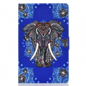 Flip Case Für Samsung Galaxy Tab S6 Lite Indischer Elefant