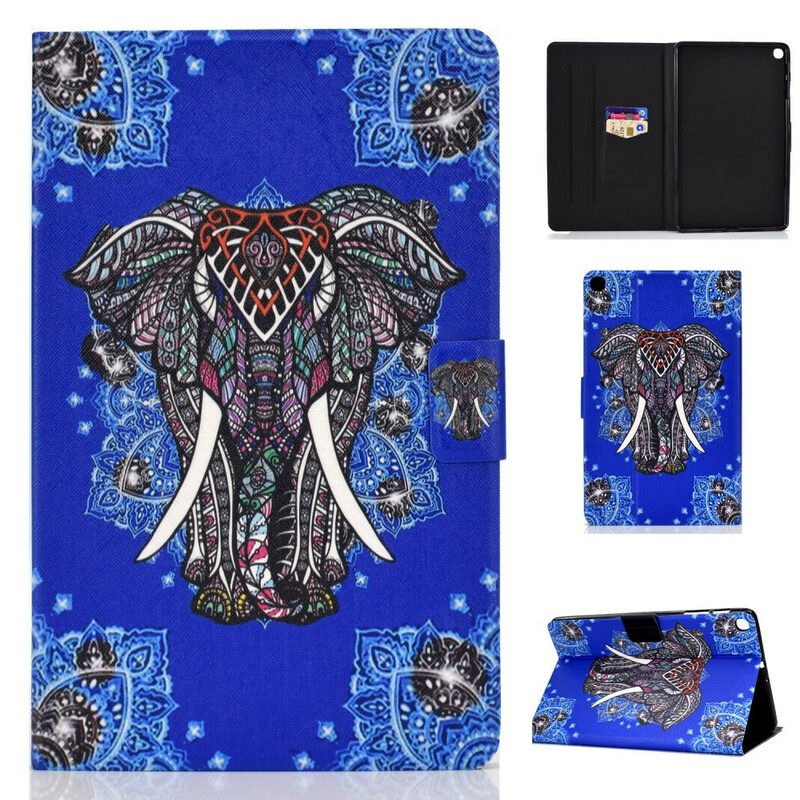 Flip Case Für Samsung Galaxy Tab S6 Lite Indischer Elefant