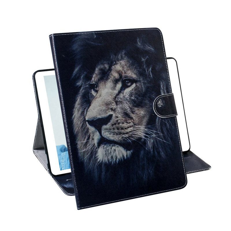 Flip Case Für Samsung Galaxy Tab S6 Lite Löwenkopf