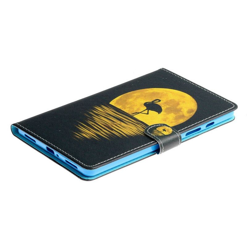 Flip Case Für Samsung Galaxy Tab S6 Lite Mond