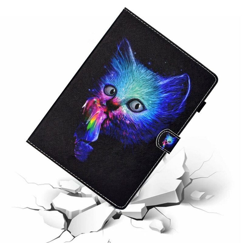 Lederhüllen Für Samsung Galaxy Tab S6 Lite Psychokatze