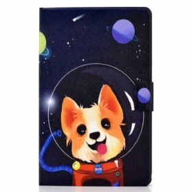 Lederhüllen Für Samsung Galaxy Tab S6 Lite Weltraumhund