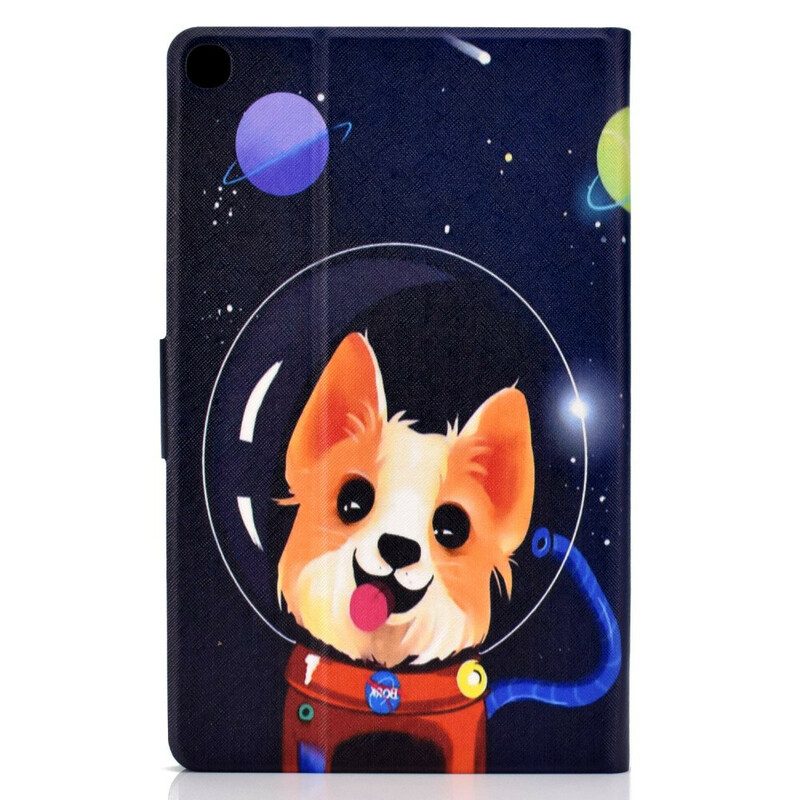 Lederhüllen Für Samsung Galaxy Tab S6 Lite Weltraumhund