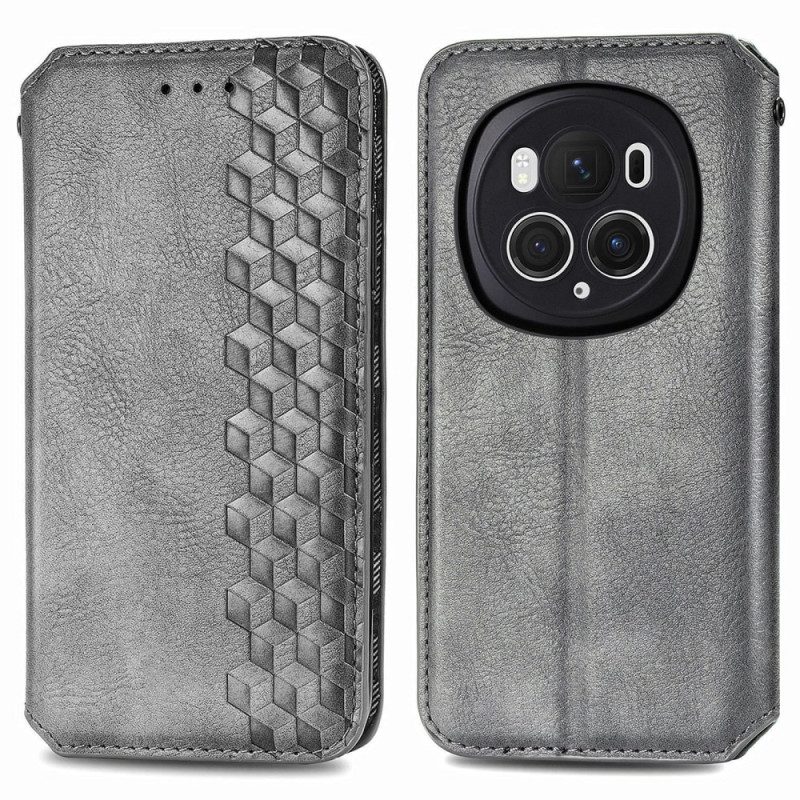 Flip Case Honor Magic 6 Pro Handyhülle Retro-wildleder-stil