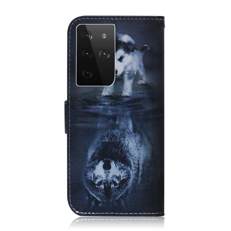 Flip Case Für Samsung Galaxy S21 Ultra 5G Ernesto Der Wolf