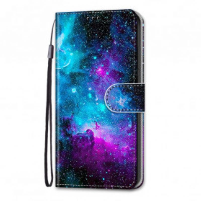 Flip Case Für Samsung Galaxy S21 Ultra 5G Kosmischer Himmel